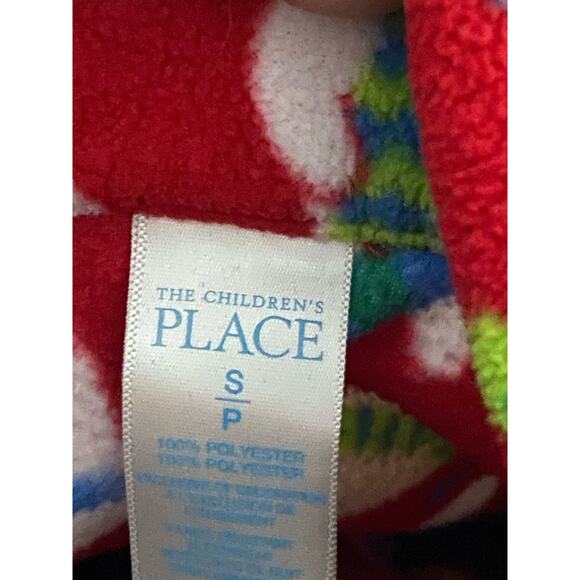 The Children's Place Pajama Set Child/Womans Small Petite Red White Snowmen - Picture 2 of 6